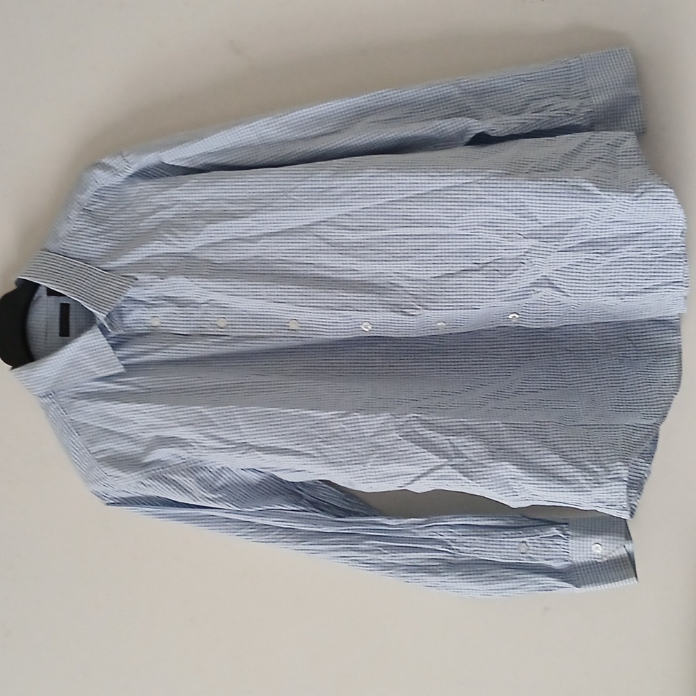Structure Mens Checkered Button Down Shirt Size XL (46-48)‎